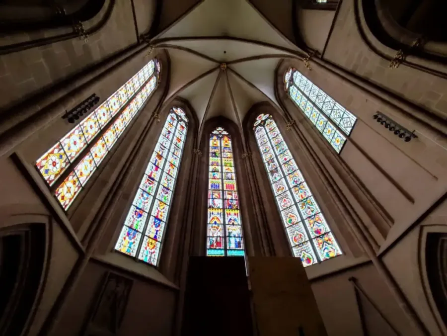 Die Katharinenkirche in Oppenheim liegt in Rheinland-Pfalz und ist eine der größten gotischen Kirchen in Oppenheim.