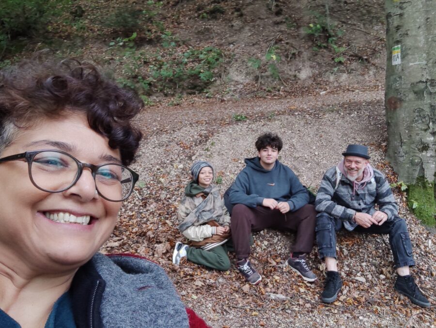 Burg Falkenstein Selfie